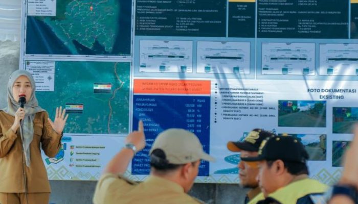 Pembangunan dan Perbaikan Jalan Provinsi Berlanjut, Wagub Jihan Nurlela Lakukan Groundbreaking di Tulang Bawang Barat