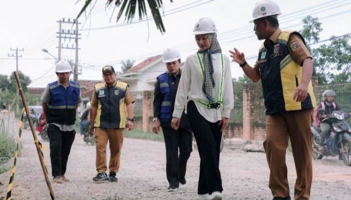 Wagub Jihan Nurlela Lakukan Groundbreaking Ruas Jalan Bandar Jaya-Mandala di Lampung Tengah, Dorong Pertumbuhan Ekonomi dan Peningkatan PAD
