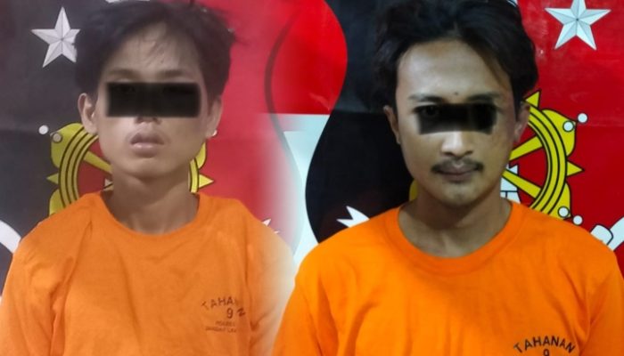 Polisi Bekuk Dua Pencuri Spesialis Rumah Kosong di Tanjung Karang Barat