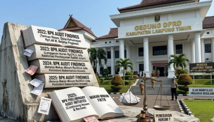 Jejak Manipulasi ‘Receh’, Rutinitas Dugaan Korupsi Sejak Tahun 2022 di DPRD Lampung Timur Kian Busuk