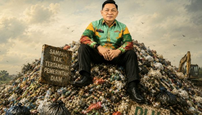 Sampah Menggunung, Lampung Utara Dikepung Bau dan DLH Dituding Abai Bertahun-tahun