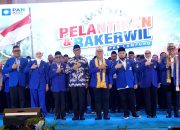 Gubernur Rahmat Mirzani Djausal Hadiri Pelantikan Pengurus DPW, DPD, dan DPC PAN se-Provinsi Lampung yang Dilakukan Ketua Umum DPP PAN Zulkifli Hasan