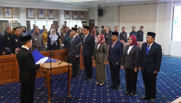 Enam Pejabat Dilantik, Pemprov Lampung Dorong Birokrasi Adaptif dan Berdampak