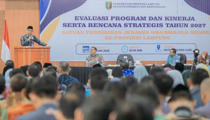 Gubernur Mirza, Masa Depan Lampung Ditentukan Kualitas SDM, Kepala Sekolah Dan Guru Jadi Kunci