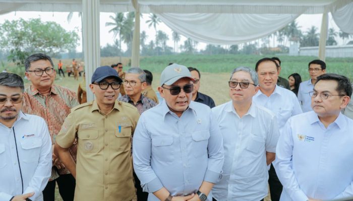 Gubernur Mirza Dampingi Wamen Investasi Tinjau Lokasi Pabrik Bioetanol di Pesawaran