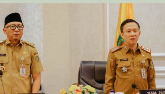 Gubernur Mirza Pimpin Rakor Sekda se-Lampung, Perkuat Sinergi dan Tata Kelola Pemerintahan Daerah