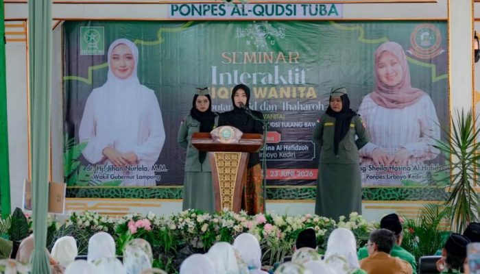 Buka Seminar Fikih Wanita, Wagub Jihan Ajak Santri dan Kader Fatayat NU Jaga Tradisi Keilmuan Bersanad