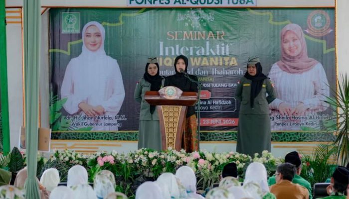 Buka Seminar Fikih Wanita, Wagub Jihan Dorong Santri dan Kader Fatayat NU Jaga Tradisi Keilmuan Bersanad