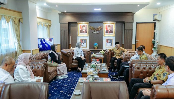 Wagub Jihan Sambut Wakil Ketua DPD RI Tamsil Linrung, Dorong Sinergi Pembangunan yang Lebih Efektif