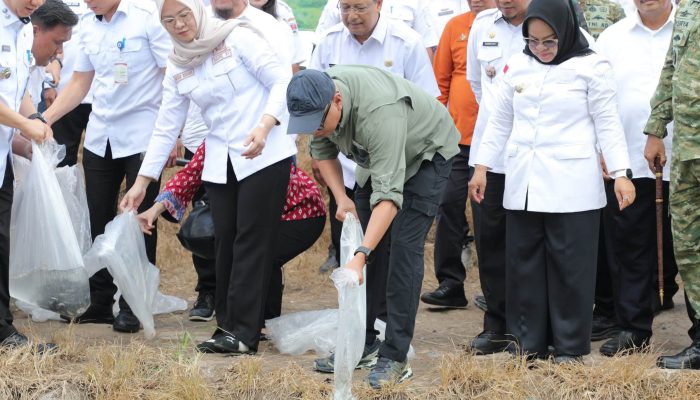 Gubernur Mirza dan Bupati Elfianah Perkuat Ekonomi Desa Lewat Penebaran 33.000 Bibit Ikan di Mesuji