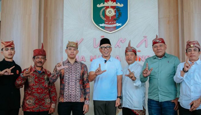 Gubernur Mirza Terima Lima Tokoh Adat Sai Batin, Dorong Peran Strategis Masyarakat Adat dalam Pembangunan