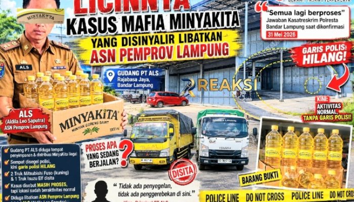 Dugaan Mafia MinyaKita di Lampung, Keterlibatan ASN Masih ‘Gelap’