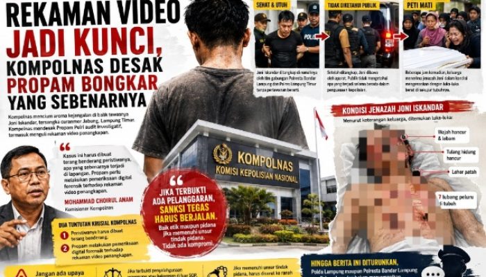 Rekaman Video jadi Kunci Teka-Teki Kematian Tersangka Curanmor Jabung, Kompolnas Desak Propam Bongkar yang Sebenarnya