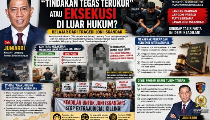 Menakar ‘Tindakan Tegas Terukur’ atau Eksekusi di Luar Hukum, Belajar dari Tragedi Joni Iskandar