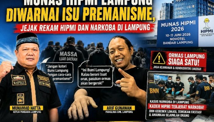 Munas HIPMI di Bandar Lampung Diwarnai Isu Premanisme, Ormas Lokal Siaga Satu: “Jangan Nodai Bumi Lampung!”