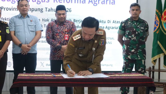 Kolaborasi Multisektoral Diperkuat, Lampung Wujudkan Reforma Agraria untuk Kesejahteraan Rakyat