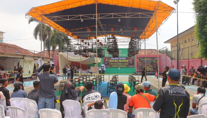 Hari Bhayangkara ke-80, Polresta Bandar Lampung Rangkul Kicau Mania Lewat Ajang Bergengsi