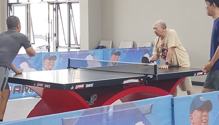 Kehadiran Faisol Djausal Jadi Energi Baru Tim Tenis Meja Lampung
