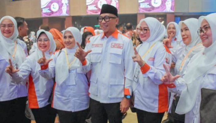 Gubernur Lampung Rahmat Mirzani Djausal Hadiri Pengukuhan Srikandi Jaga Desa, Dorong Peran Perempuan Membangun Desa
