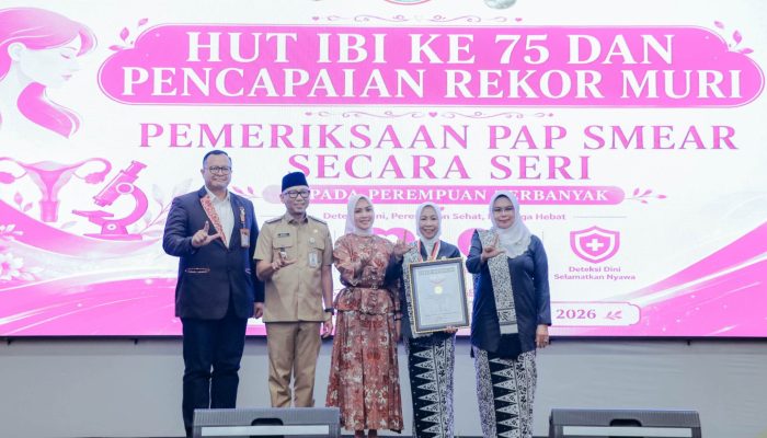 Gubernur Apresiasi Dedikasi Bidan, Pemeriksaan Pap Smear di Provinsi Lampung Pecahkan Rekor MURI