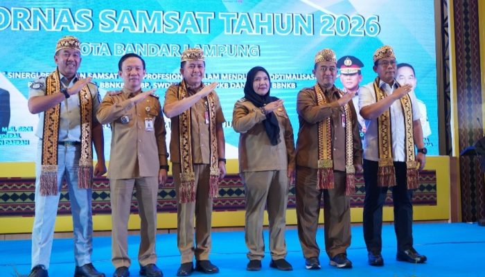 Rakornas Samsat 2026, Eva Dorong Inovasi Layanan Pajak dan Promosikan Bandar Lampung
