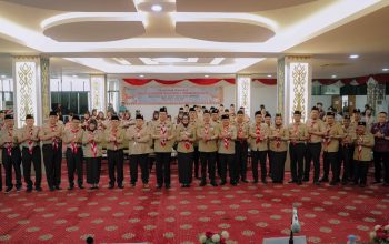 Wagub Jihan Kukuhkan Mabigus dan Pembina Gudep UIN Raden Intan, Dorong Penguatan Karakter Generasi Muda