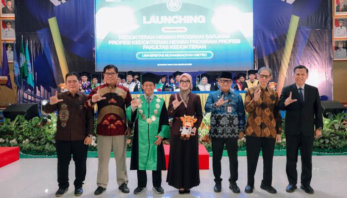 UM Metro Buka Prodi Kedokteran Hewan Pertama di Sumbagsel, Wagub Jihan Dorong Penguatan Ketahanan Pangan Lampung