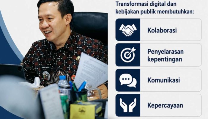 Perkuat Peran Strategis Pimpinan Tinggi, Sekdaprov Marindo Ikuti Pembelajaran Transformasi Digital Nasional