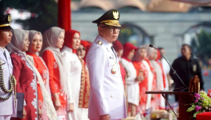 # Gubernur Mirza Pimpin Upacara HUT ke-81 RI, Teguhkan Semangat Indonesia Berdaulat