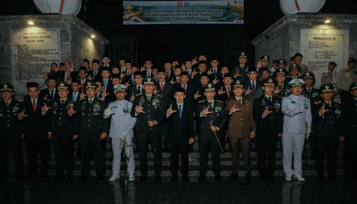 Sekdaprov Marindo Ikuti Apel Kehormatan dan Renungan Suci Sambut HUT ke-81 Kemerdekaan RI