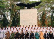 42 Paskibraka Lampung Selatan Dikukuhkan di TMP Kusuma Bangsa, Mengemban Amanat Sejarah Perjuangan Kemerdekaan