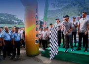 Gerak Jalan Sehat Hut Ke- 81 Kemerdekaan RI Jadi Momentum Pererat Sinergi Pemprov Lampung Dan Kodam XXI/Raden Inten