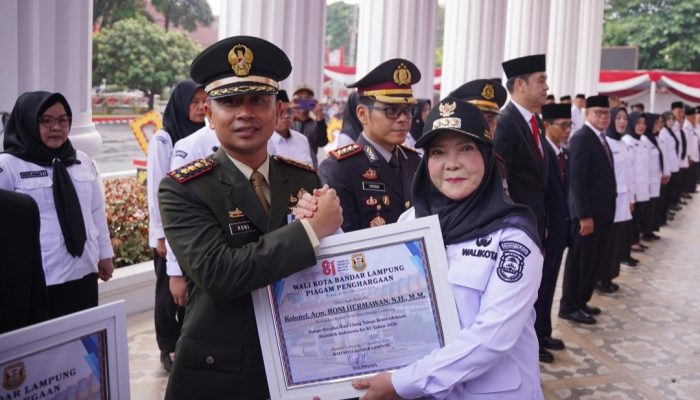 ‎Peringatan HUT RI di Lingkungan Pemkot Bandar Lampung Berlangsung Meriah ‎