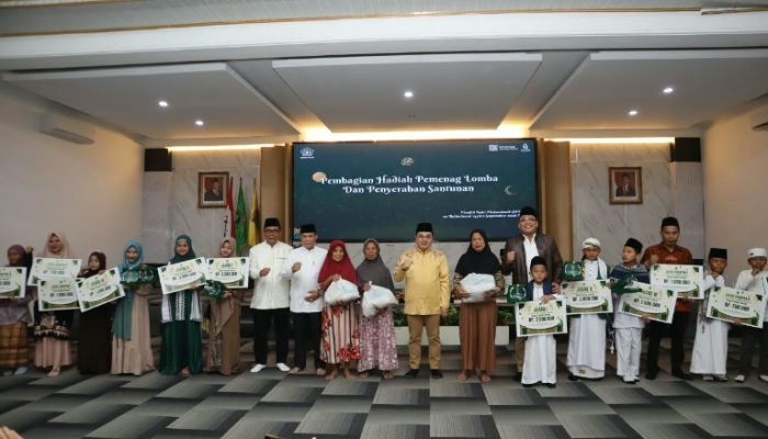 Salurkan 200 Paket Sembako UPZ dan Ajak Teladani Rasulullah, Kanwil Kemenag Provinsi Lampung Peringati Maulid Nabi