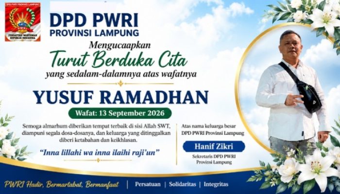 DPD PWRI Lampung Berduka, Jurnalis Konkrit News Yusuf Ramadhan Tutup Usia