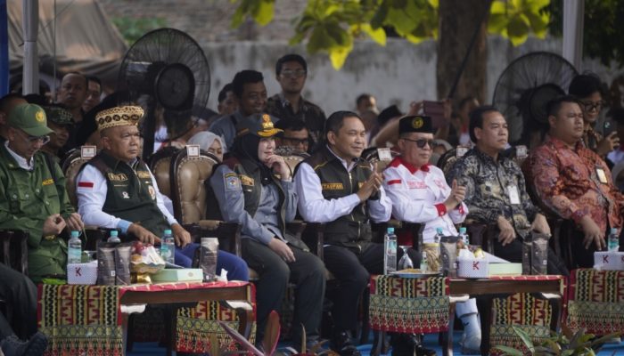 Kemah Bakti Satya Linmas Dan Pengukuhan Organisasi Aslinmas Serta Abpednas Digelar Di Bandar Lampug