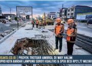 Proyek PU Bandar Lampung Disorot Beruntun: Trotoar Rp21,77 M Ambrol, Dugaan Besi Tak Sesuai Spek hingga 25 Paket Bermasalah