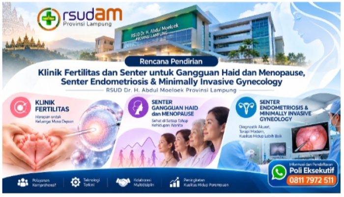 RSUDAM Lampung Siapkan Fertility Center, Layanan Ditargetkan Terintegrasi hingga IVF