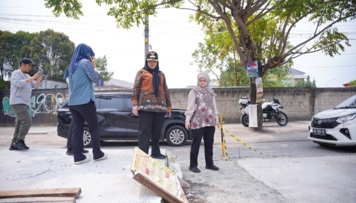 Pemkot Bandar Lampung Benahi Jalan, Drainase, dan Trotoar di Sejumlah Wilayah