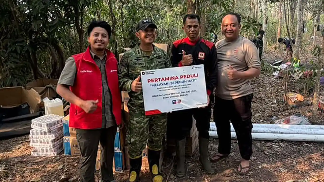 Pertamina Dukung 350 Personel TNI, Polri dan Warga Padamkan Karhutla Way Kambas